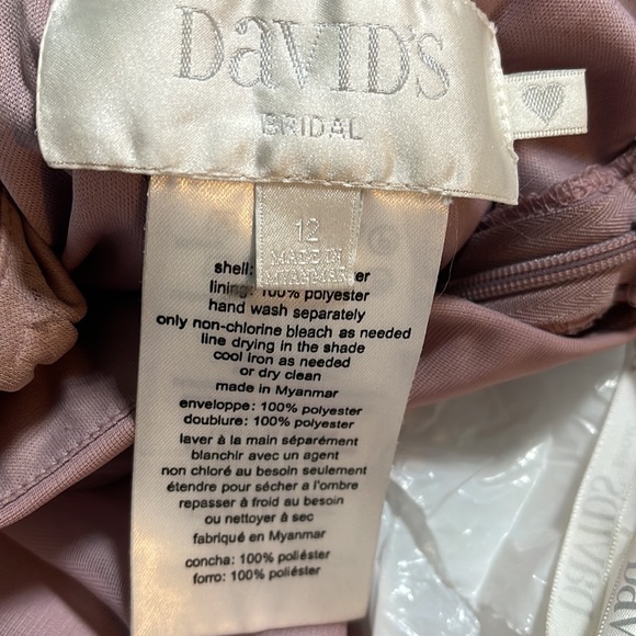 Wedding, bridesmaid’s dress - color (Quartz) size 12, Worn once. - Picture 6 of 7